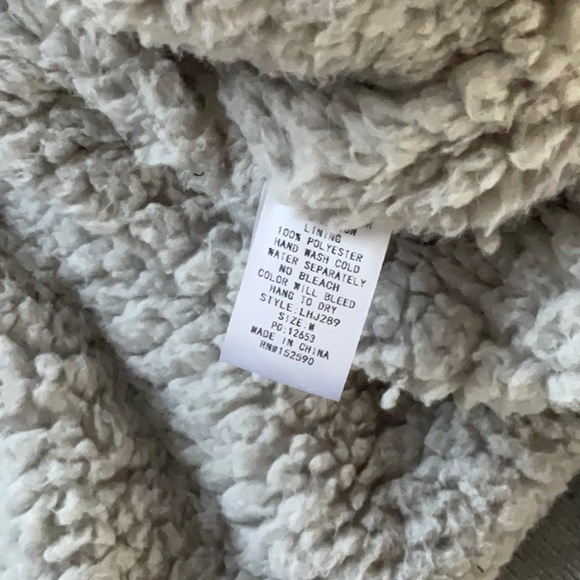 Fashion Nova oversized Sherpa double winter hoodie zip up sz M - Picture 11 of 11